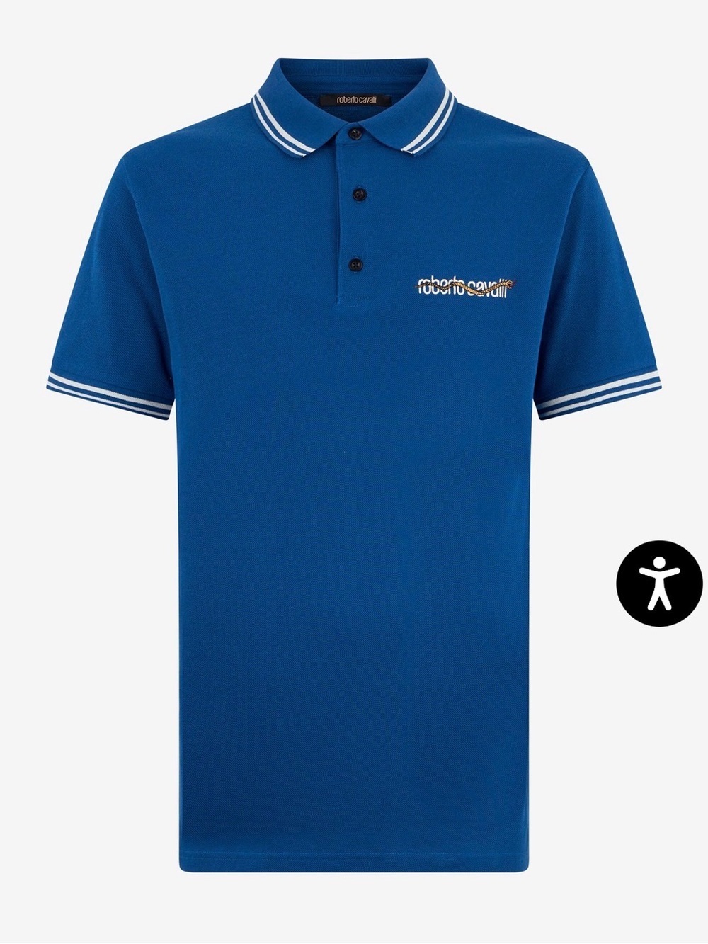 ✨ NWT Roberto Cavalli Blue Polo  ✨